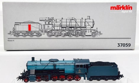 Marklin Modern Digital HO Locomotive and Tender Klasse K #37059