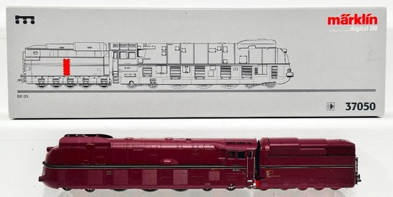 Marklin Modern Digital HO Locomotive and Tender BR 05 #37050