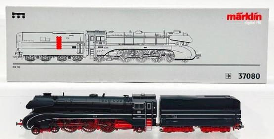 Marklin Modern Digital HO Locomotive and Tender BR 10 #37080