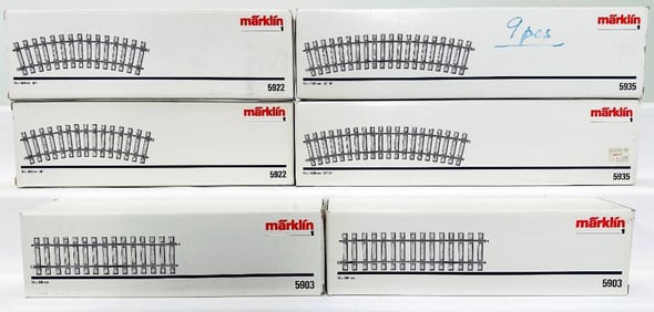 Marklin Modern 1 Gauge 10 Times R 600M 30° #5922 X2 -Marklin Modern 1 Gauge 10 Times R 1020 MM 22°