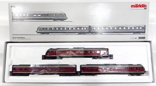 Marklin Modern HO Scale Diesel Powered Rail Car Train #39080