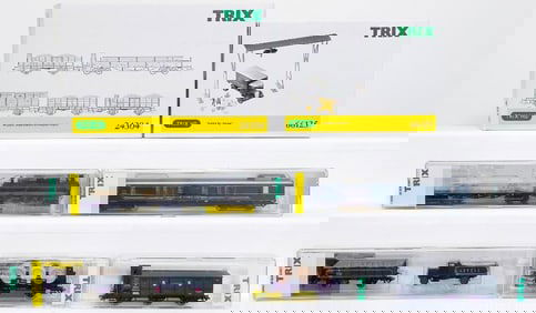 Trix Modern HO Scale 5 Car Freight Train Pack–Five Assorted Freight Cars and Trucks–Vineyard Set