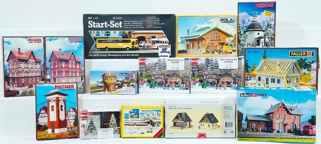Kribi/Pola/Faller/Vollmer Modern HO Scale Kits