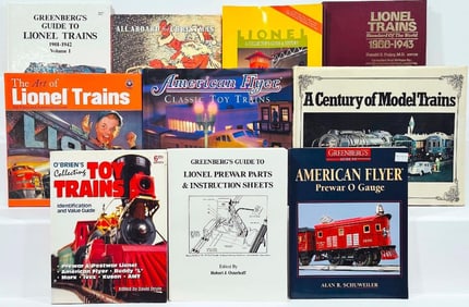 Assorted Books on Toy Train Collecting