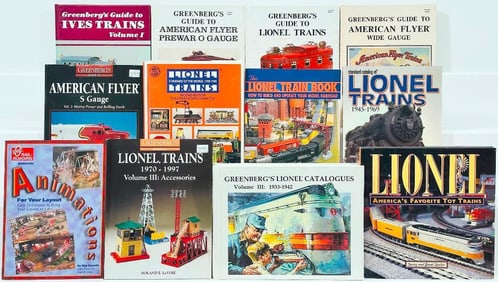 Assorted Books on Toy Trains and Toy Train Collecting