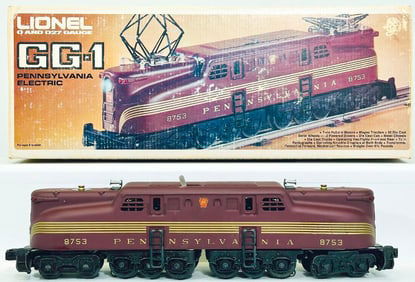 Lionel Modern O Gauge Pennsylvania 5 Stripe Tuscan GG1 Electric Locomotive