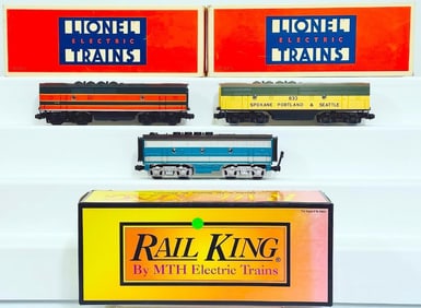 Lionel Modern O Gauge Santa Fe F3 B Unit/Great Northern F3 B Unit–MTH Modern O Gauge F3 B Unit