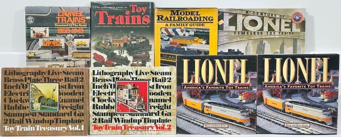 Assorted Books on collecting Toy Trains