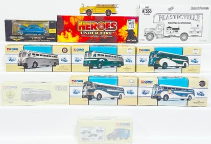 Assorted vehicles and structures