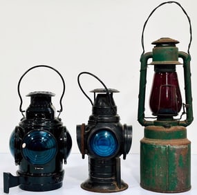 Adlikeon -sweating lamp four-way/ New York USA NYCS gas lamp/Adlikeon four-way lamp/ lamp red globe