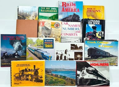 Assorted Books on Actual Trains