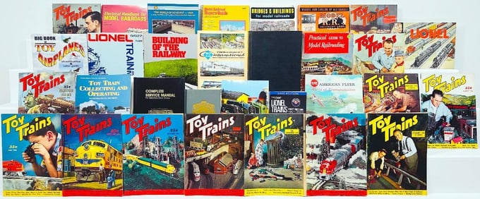 Assorted Books Operating Toy Trains and Toy Train Collecting