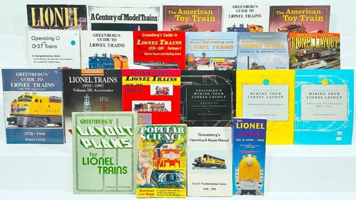 Assorted Books on Collecting Toy Trains