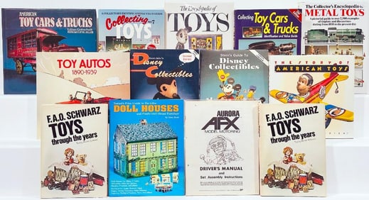 Assorted Books on Toy Collecting Vehicles and Trucks