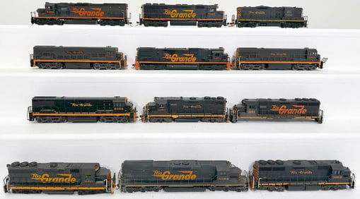 Unknown Manufacturer Modern HO Scale Assorted Rio Grande Switchers and Other Road Names