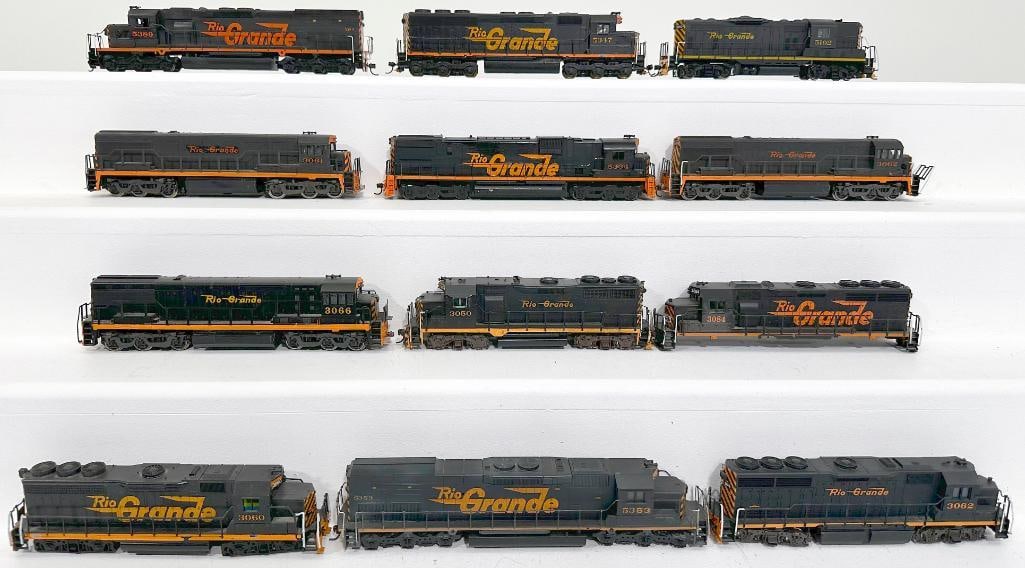 Unknown Manufacturer Modern HO Scale Assorted Rio Grande Switchers and Other Road Names (1 of 6)