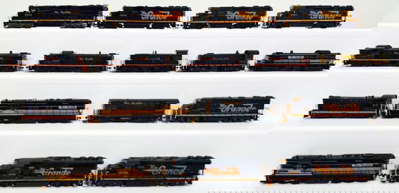 Unknown Manufacturers Modern HO Scale Assorted Rio Grande Switchers