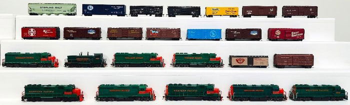 Unknown Manufacturers Atlas Modern HO Scale Assorted Switchers and Freight Cars