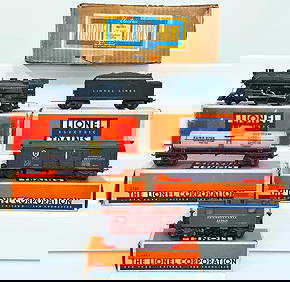 Lionel Prewar O Gauge Outfit No. 823 1664 Black Locomotive Freight Set Boxed (1 of 14)