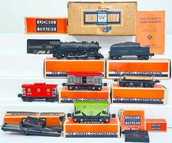 Lionel Prewar O Gauge Outfit No. 247W 225 Freight Set Boxed