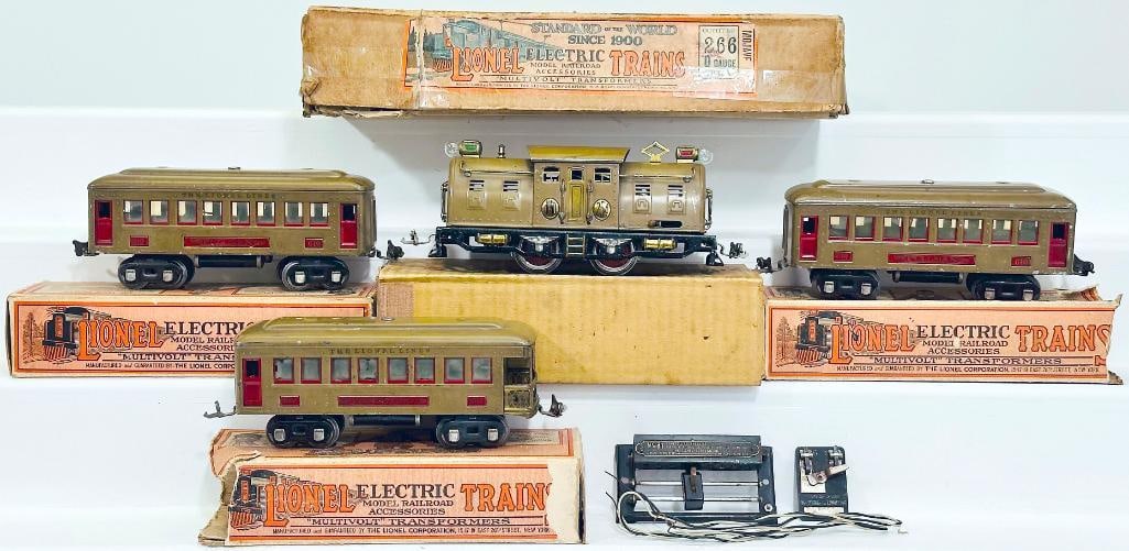 Lionel Prewar O Gauge Outfit No. 266 Mojave 254 Passenger Set Boxed (1 of 16)