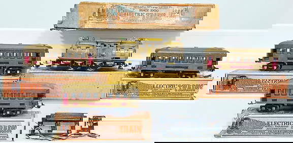 Lionel Prewar O Gauge Outfit No. 266 Mojave 254 Passenger Set Boxed (1 of 16)