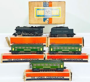 Lionel Prewar O Gauge Outfit No. 1190 1666 Passenger Set Boxed