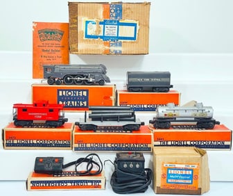 Lionel Postwar O Gauge Outfit No. 1403W 221 Freight Set Boxed