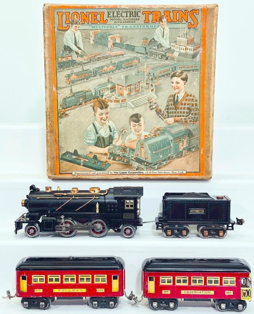 Lionel Prewar O Gauge Outfit No. 292 red 248 Passenger Set Boxed (1 of 12)