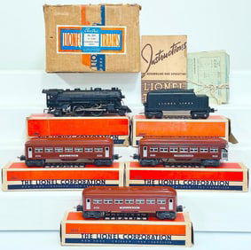 Lionel Prewar O Gauge Outfit No. 254 Black 229 Passenger Set Boxed