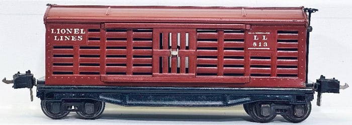 Lionel Prewar O Gauge 813 Rubber Stamped Livestock Car Rare