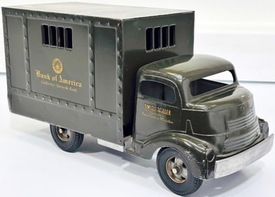 Smith - Miller Trucks Postwar Bank of America Transport Truck olive