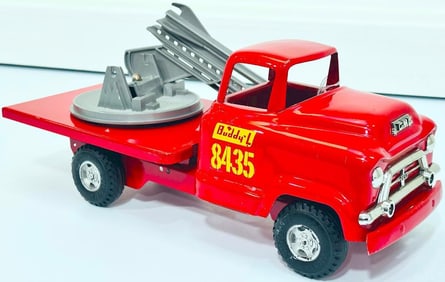 Buddy L Postwar #5675 "8435" Defender Missile Truck red