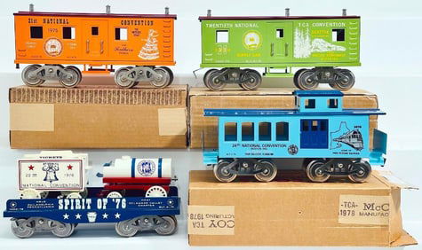 McCoy Modern Standard Gauge 1975 Southern Division TCA Convention Car/1974 Seattle 20th Conv. Car