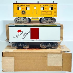 McCoy Modern Standard Gauge "One of A Kind" Box Car signed by Bonnie McCoy/19th TCA Convention Car