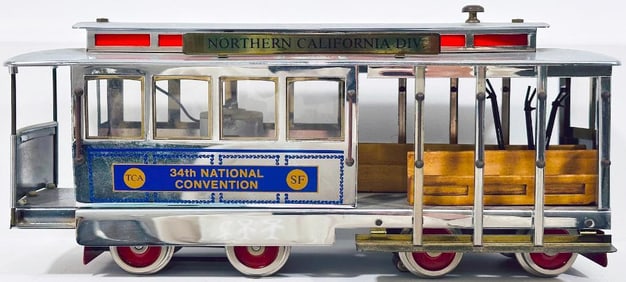 McCoy Modern Standard Gauge 34th National Convention TCA San Francisco, California Chrome Cable Car