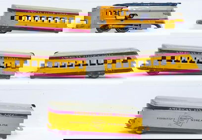American Flyer Prewar O Gauge Hiawatha 10 Passenger Streamliner Set