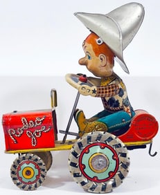 Unique Art Postwar Rodeo Joe Toy