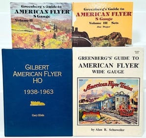 Assorted Books on Collecting American Flyer Toy Trains Four (4)