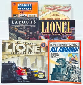 Assorted Books on Collecting Lionel Toy Trains Six (6)