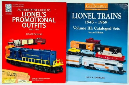 Assorted Books on Collecting Lionel Toy Trains - Lionel's Promotional Outfits