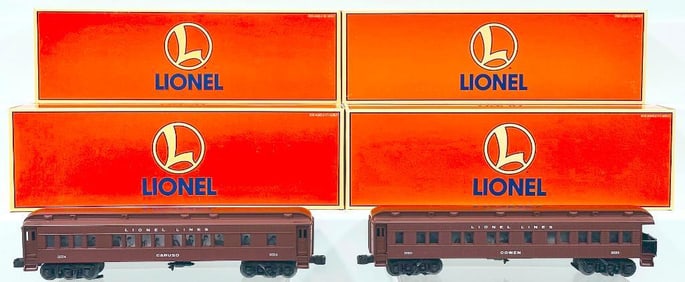 Lionel Modern O Gauge 2652  -   2621 -   2600  -   2624 Lionel Lines Passenger Cars Boxed