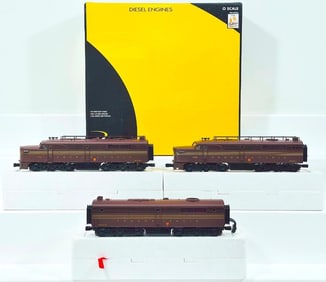 K - Line Modern O Gauge PRR PA  -  1 Semi - Scale ABA Diesel Engine Set Boxed