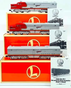 Lionel Modern O Gauge Santa Fe Alco PB  -   1/2000 ATSF Alco PA  -   1 Diesel Locomotive X2 Boxed