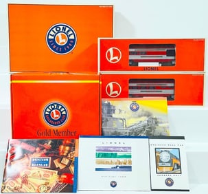 Lionel Modern O Gauge Texas Special Aluminum Car 2 pack Boxed/ Lionel Railroad Club Gold Member Pack