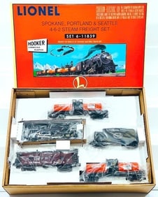 Lionel Modern O Gauge Spokane, Portland and Seattle 4  -   6  -   2 Steam Freight Set Boxed