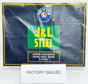 Lionel Modern O Gauge Jones and Laughlin Steel Slag Train #6 -  31733 Boxed