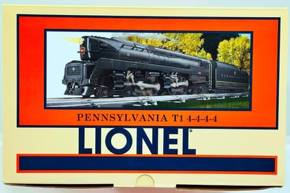 Lionel Modern O Gauge Pennsylvania T - 1 4  -   4  -   4  -   4 Locomotive and Tender Boxed