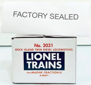 Lionel Modern O Gauge 2031 Rock Island Twin Diesel Locomotives Boxed