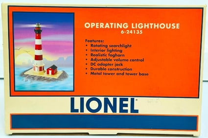Lionel Modern O Gauge Operating Lighthouse #6  -   24135 Boxed
